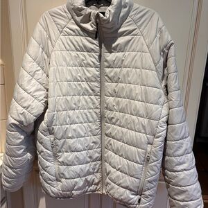 RSQ Men’s Puffer Jacket - Light Gray size XL front zipper pockets